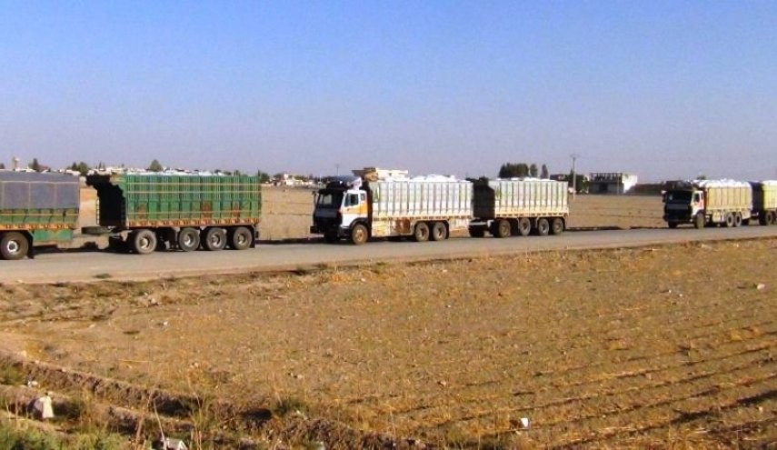 الاحتلال الأمريكي يواصل نهبه القمح والنفط من منطقة الجزيرة السورية